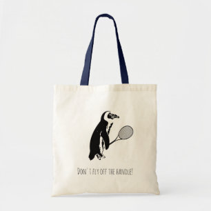 Pinguin Tennis Tote Tag Tragetasche