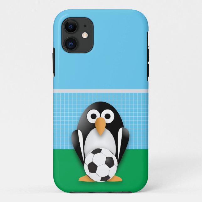 Pinguin Torhüter Case-Mate iPhone Hülle (Rückseite)