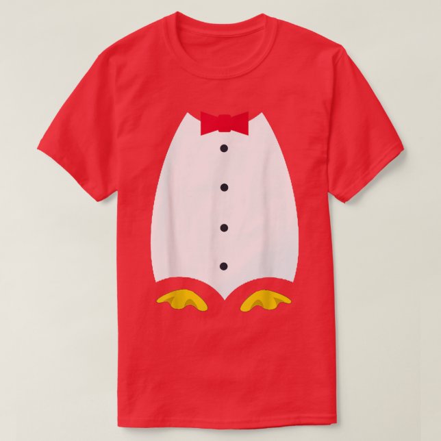 Pinguin Tuxedo Kostüm T Shirt - Sonnenlicht Hallow (Design vorne)