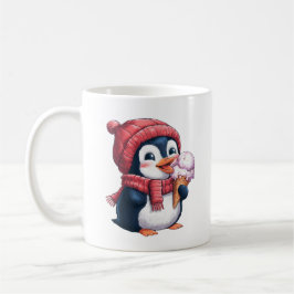 Pinguin und Eiscreme Kaffeetasse