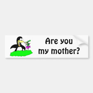 Pinguin und Leprechaun Autoaufkleber
