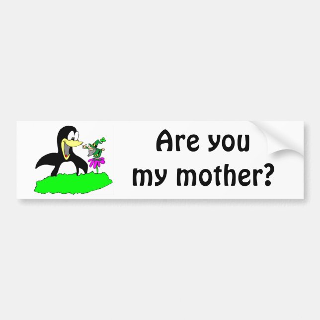 Pinguin und Leprechaun Autoaufkleber (Vorne)