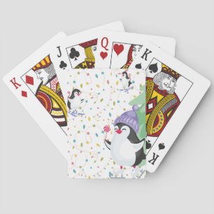 Pinguin-Unsinnigkeit Spielkarten