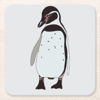 Pinguin-Untersetzer Rechteckiger Pappuntersetzer
