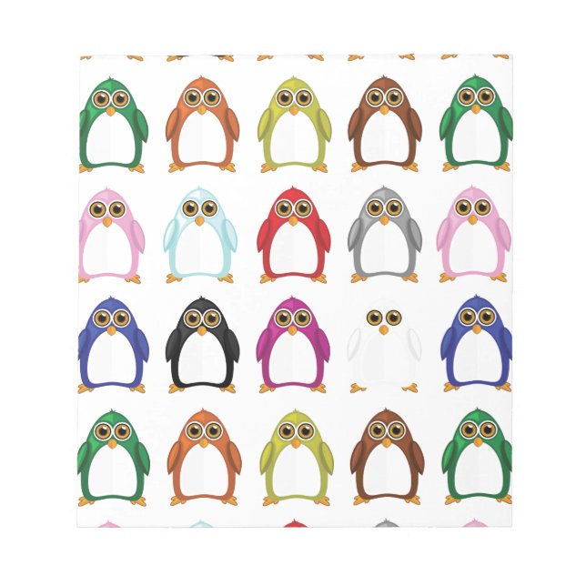Pinguin Variety Notizblock (Vorderseite)