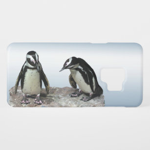 Pinguin-Vögel mit Kasten der blauer Case-Mate Samsung Galaxy S9 Hülle
