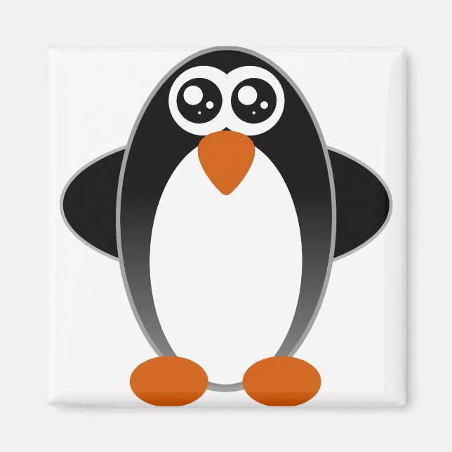 Pinguin-Wasseraugen Magnet (Vorne)