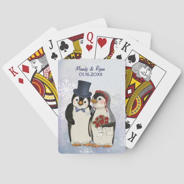 Pinguin Wedding - Anpassen Spielkarten (Rückseite)