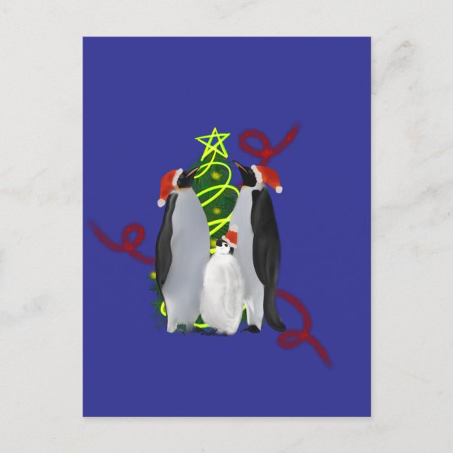 Pinguin Weihnachten (Vorderseite)