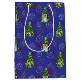 Pinguin Weihnachten Mittlere Geschenktüte