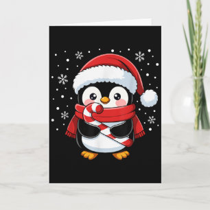 Pinguin Weihnachten Zuckerrohr Winter Kleinkind Mä Karte
