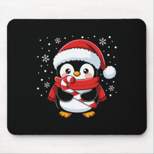 Pinguin Weihnachten Zuckerstange Winter Kleinkind Mousepad