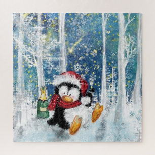 Pinguin-Weihnachtsrätsel