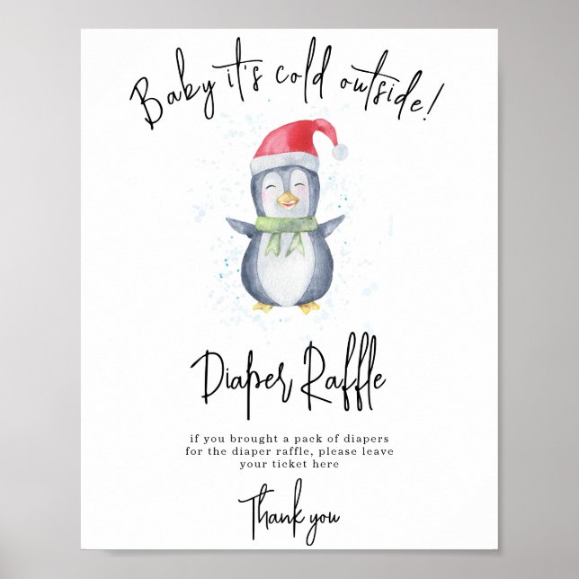 Pinguin - Windelspiel Poster (Vorne)