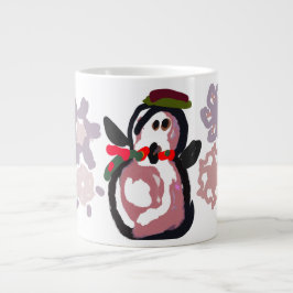 Pinguin Winter Jumbo-Tasse