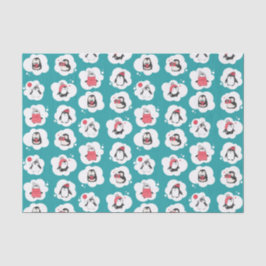 Pinguin Winterurlaub Seidenpapier