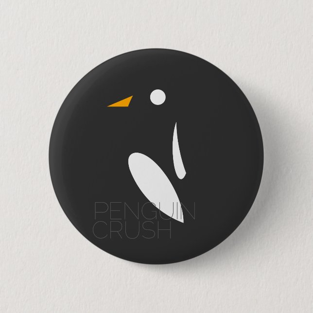 Pinguin-Zerstampfungs-Knopf Button (Vorderseite)