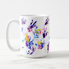 Pinguinabdrücke Kaffeetasse