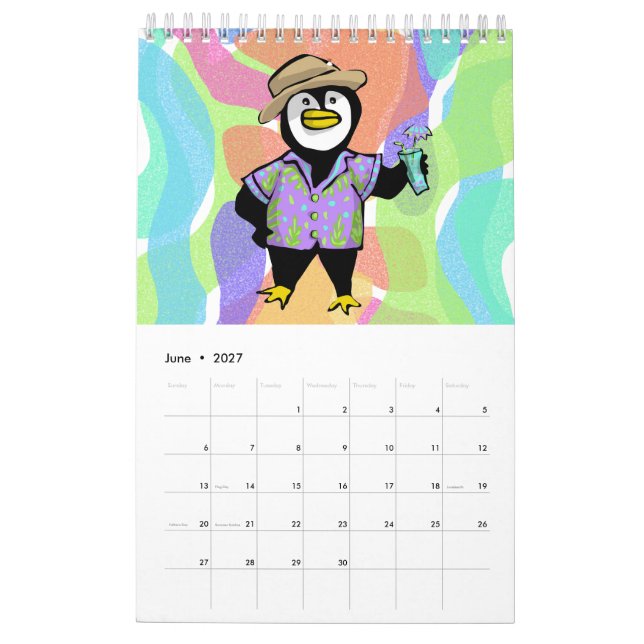 Pinguine 365 kalender (Jun 2027)