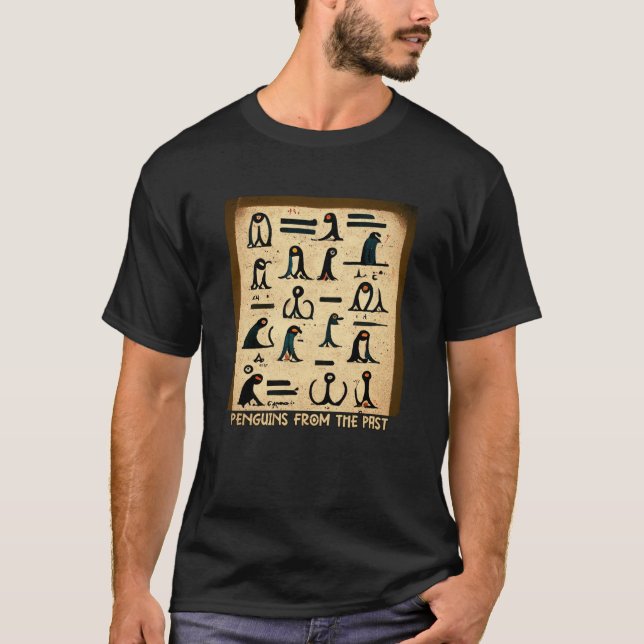 Pinguine aus der Vergangenheit Kaisersee Bird Peng T-Shirt (Vorderseite)