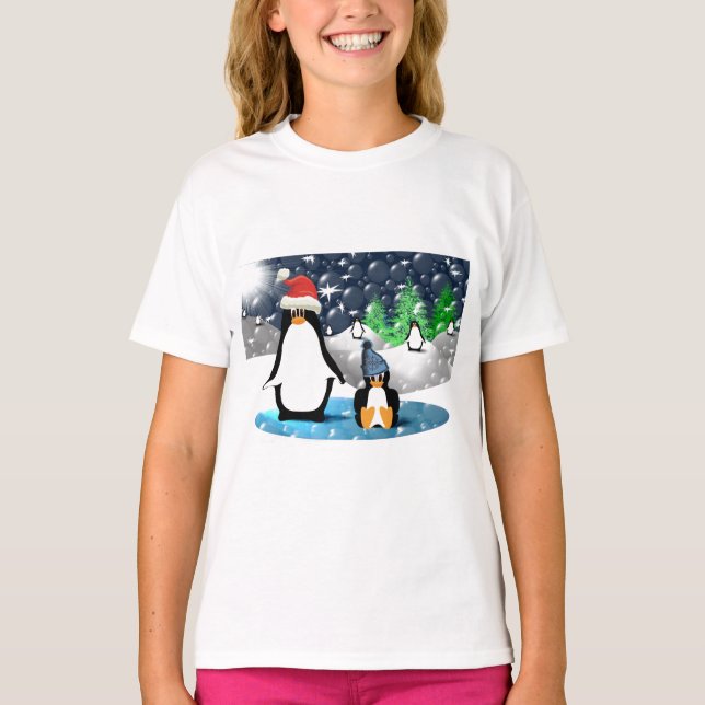 Pinguine Baby T-shirt (Vorderseite)