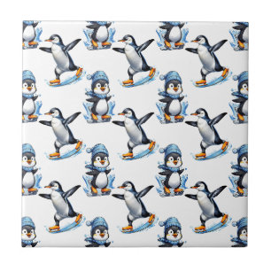Pinguine Design Fliese