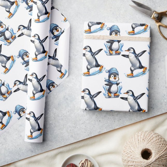 Pinguine Design Geschenkpapier (Von Creator hochgeladen)