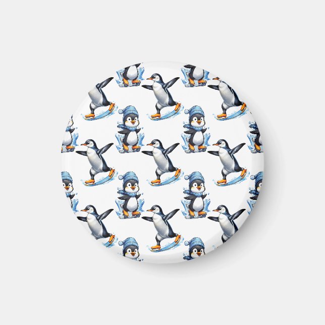 Pinguine Design Magnet (Vorne)