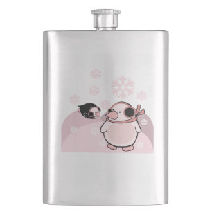 Pinguine Flachmann