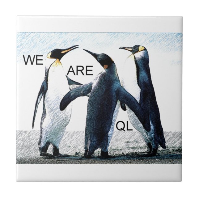 Pinguine Fliese (Vorderseite)