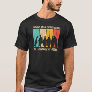 Pinguine für die Mama Pinguine Bird Animal Retro T-Shirt