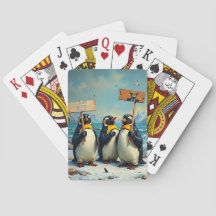 Pinguine gegen Trump