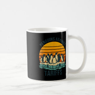 Pinguine gegen Zölle und Zölle Funny Pingui Kaffeetasse