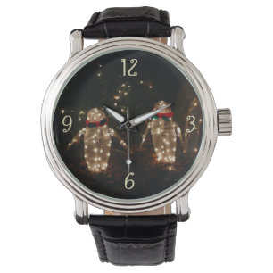 Pinguine Holiday Light Display Armbanduhr
