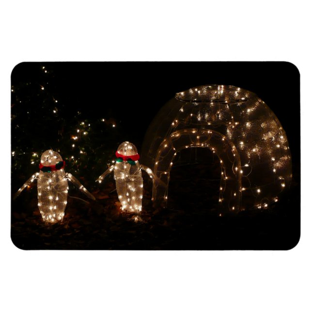 Pinguine Holiday Light Display Magnet (Horizontal)