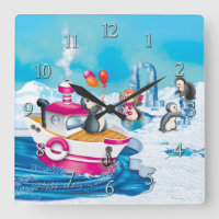 Pinguine in der Antarktis