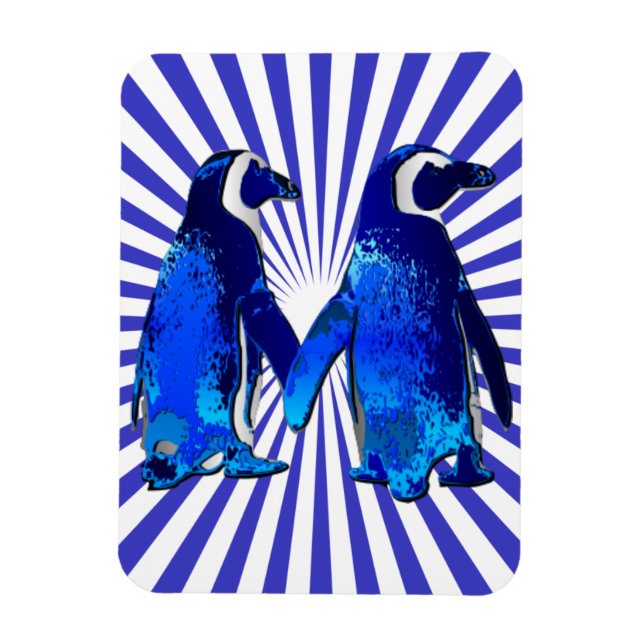 Pinguine in der Liebe - Magnet (Vertikal)