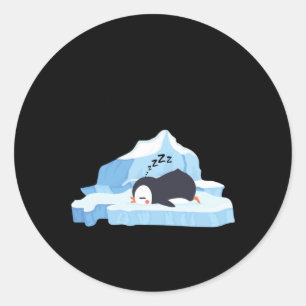 Pinguine Jedem neurodivergent's Spirit Animal (lig Runder Aufkleber