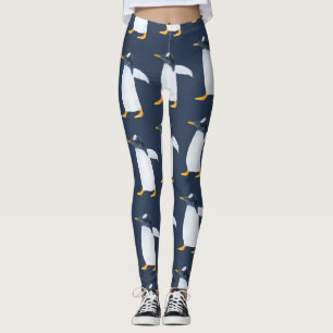 Pinguine: Kleine dunkle Wasserfarbe Leggings