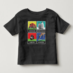 Pinguine, Löwe, Hirsch, Affe-Shirt personalisieren Kleinkind T-shirt