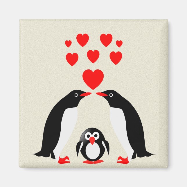 Pinguine Magnet (Vorne)