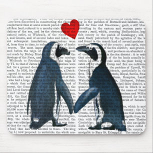 Pinguine mit Lieben Mousepad