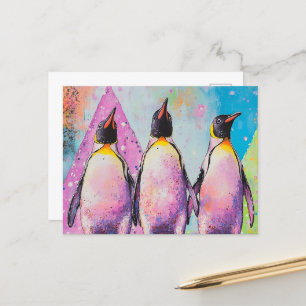 Pinguine Postkarte
