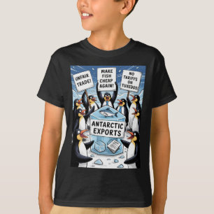 Pinguine protestieren gegen Trump-Zölle Funny Peng T-Shirt