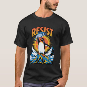 Pinguine protestieren gegen Zölle Lustiger Pinguin T-Shirt