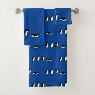 Pinguine-Schwimmbadesatz Badhandtuch Set