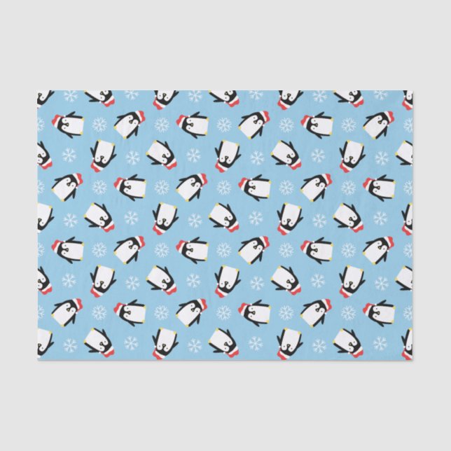 Pinguine Seidenpapier (Vorderseite)