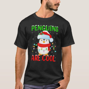 Pinguine sind Coole Weihnachtsleuchten Ugly Pingui T-Shirt