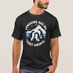 Pinguine sind mein Geist Tier Antarktis Pinguin T-Shirt