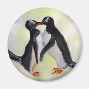 Pinguine Standard, 5,7 cm Rundmagneten Magnet